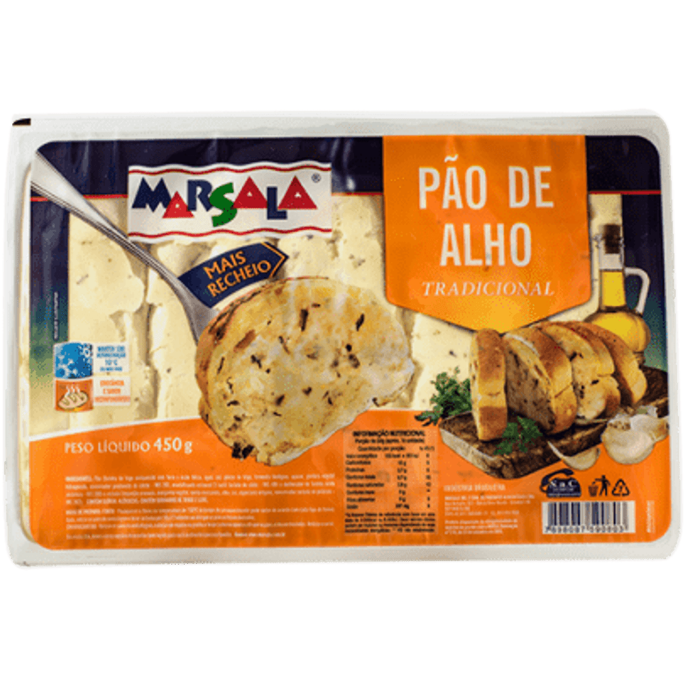 pão de alho Marsala - 450g
