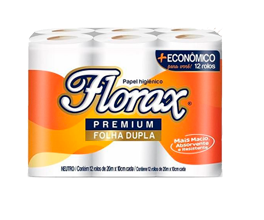 papel higiênico florax premium 12