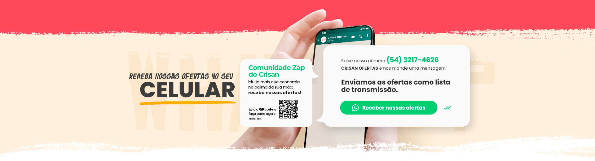 Imagem Home Comunidade e Whats