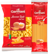 Massa germani 500g com ovos