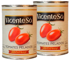 Tomates inteiros Vicente Só 400g