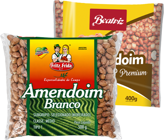 amendoim fritz e frida e beatriz