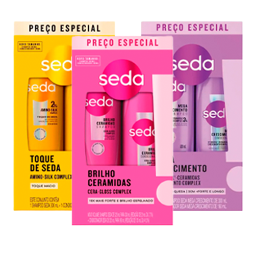 ELLITE - KIT SEDA SHAMPOO + CONDICIONADOR