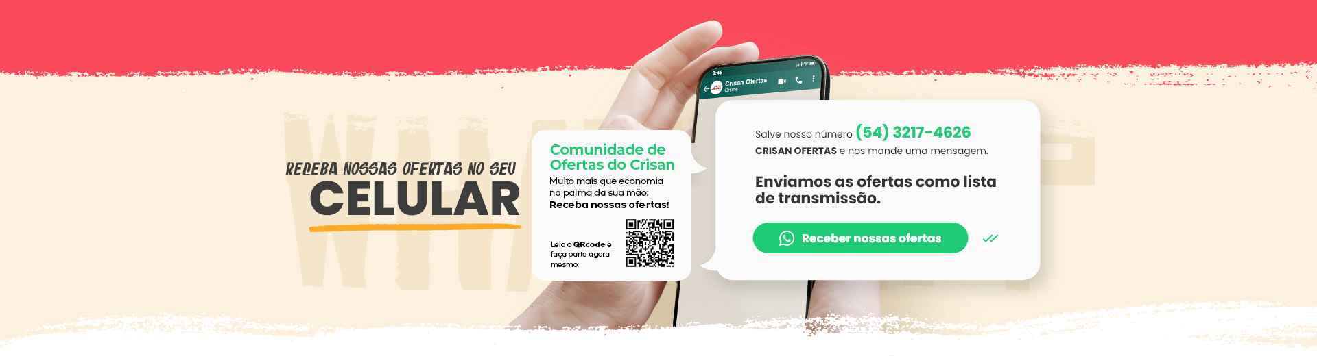 Imagem Home Comunidade e Whats